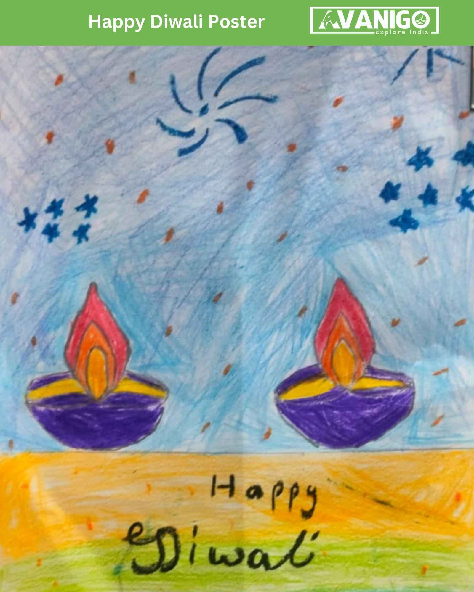 Image showing Happy Diwali poster