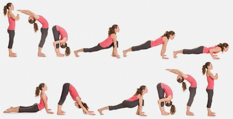 Common Yoga poses