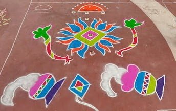 rangoli design simple