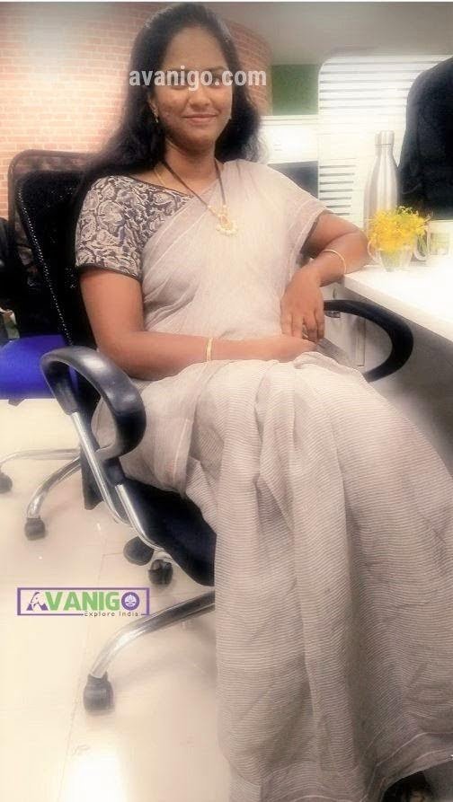 Simple South Cotton saree with Printed Kalamkari Blouse for Office