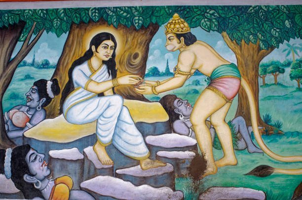 Hanuman and Sita Ma