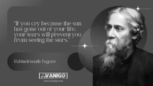 Image showing Rabindranath Tagore Quote