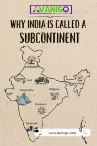 Image showing why is india called as subcontinent