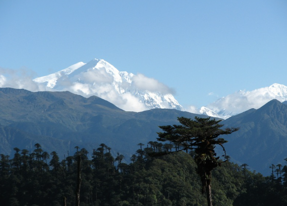 The Kangto Peak in Arunachal Pradesh