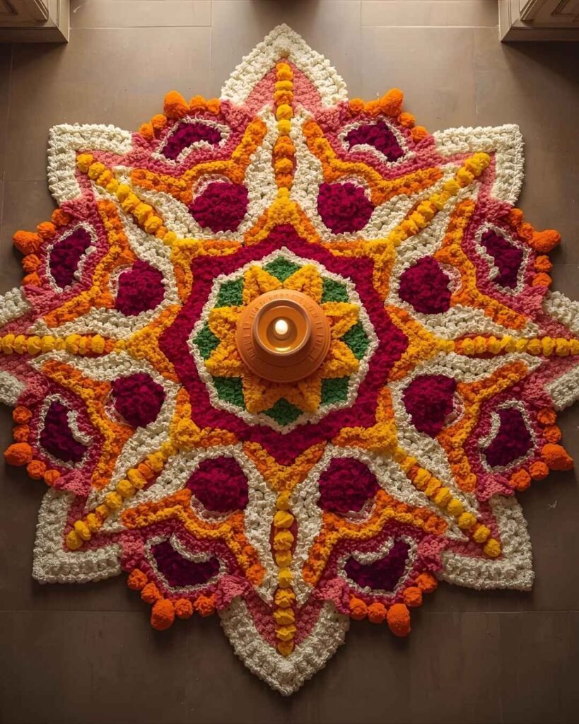 Flower Rangoli