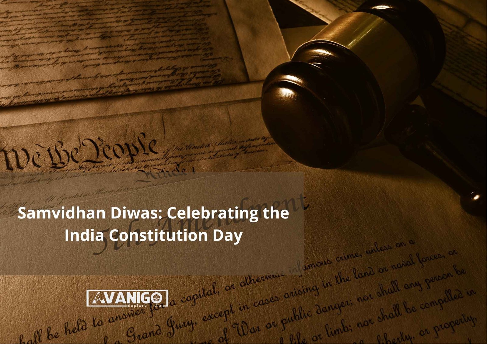 Image showing Samvidhan Diwas Celebrating the India Constitution Day