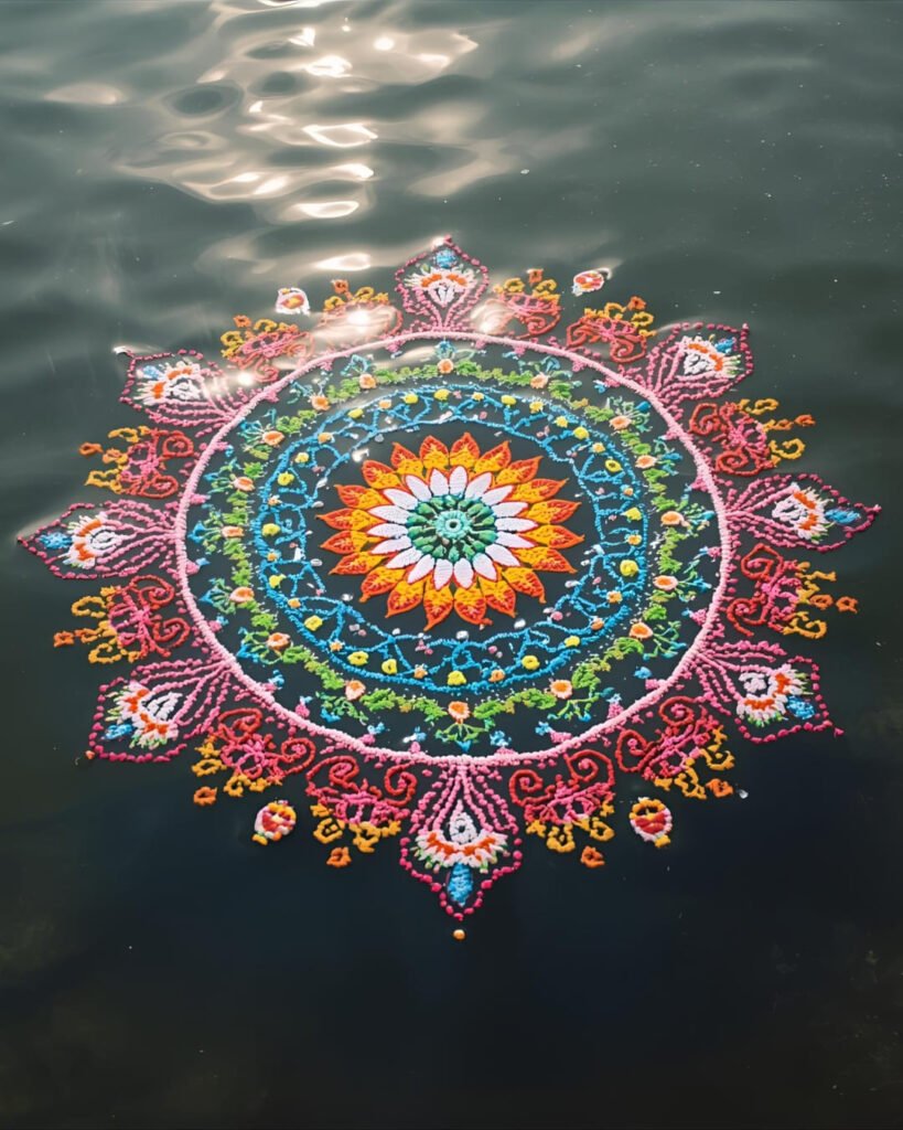water rangoli